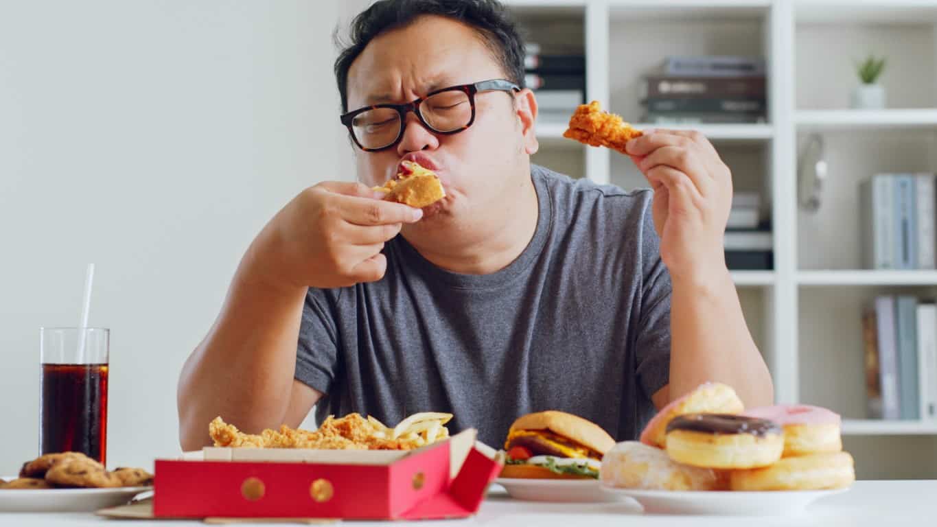 Manger trop gras ou trop sucré peut causer des carences